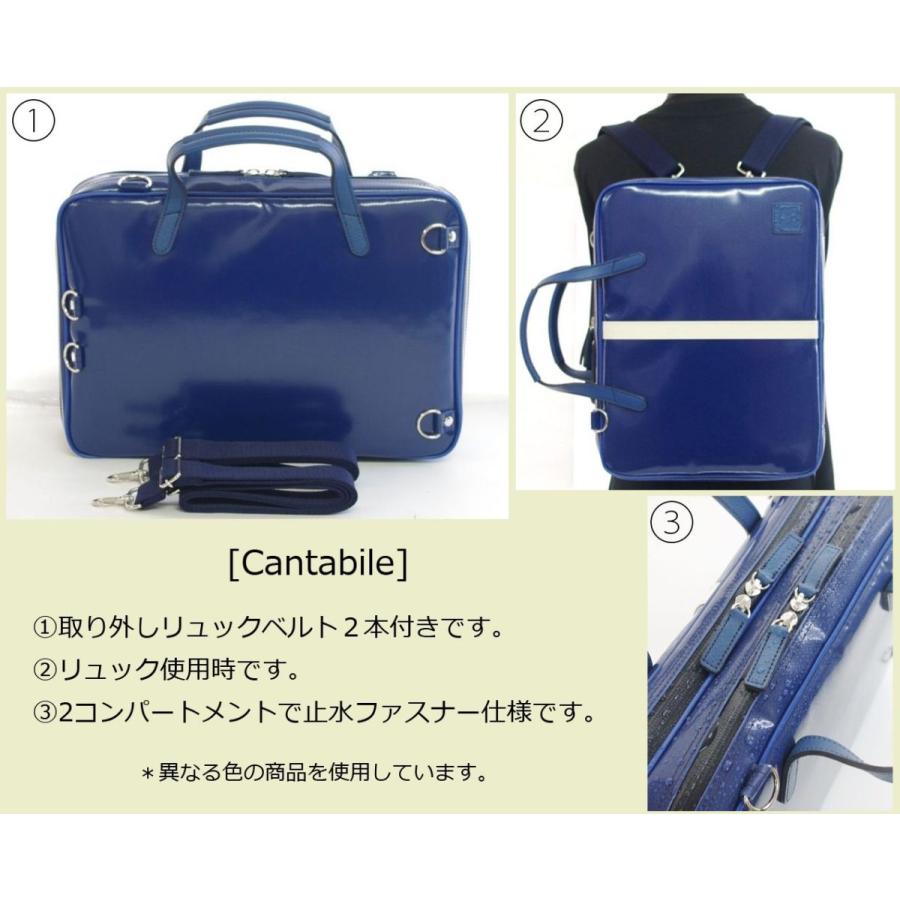 NAHOK (ナホック) リュック式 オーボエブリーフケースガード 「Cantabile/wf」 クリーム / ホワイト 【ドイツ製完全防水生地＆温度調整機能＋止水ファスナー】｜nahok-germany｜09