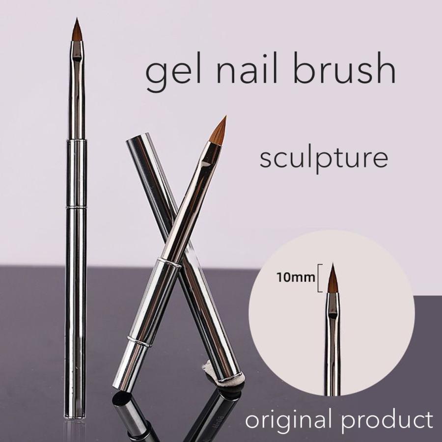 9種類セット ジェルネイル カラージェル 筆 ブラシ ネイルブラシ