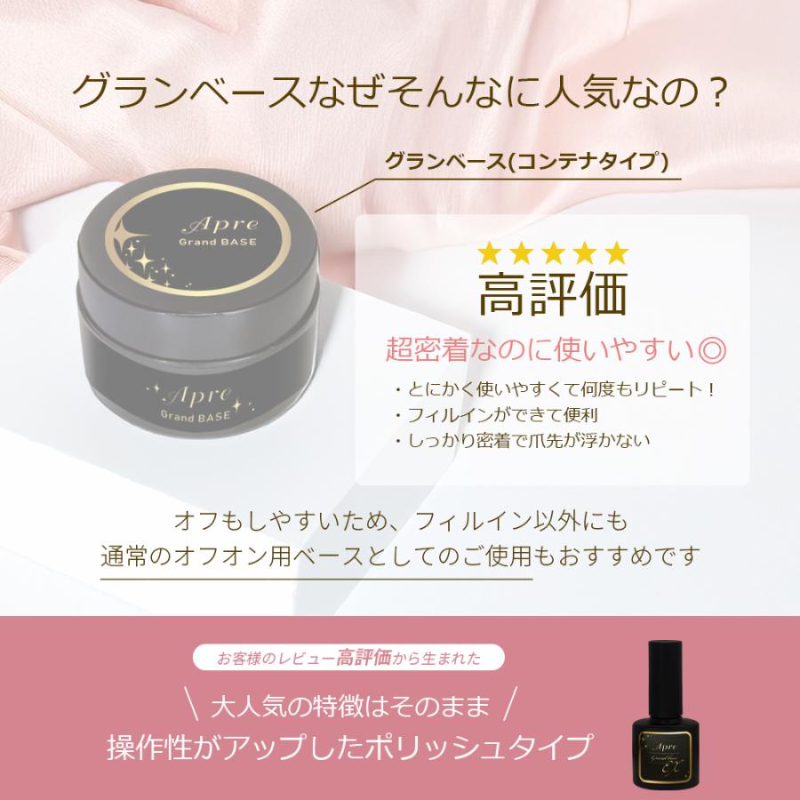 フィルイン 高品質サロン向け ベースジェル グランベース ポリッシュ