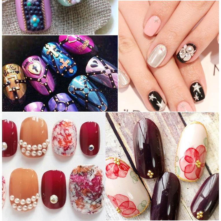 ネイルパーツ パールストーン レジン ハンドメイド ジェルネイル