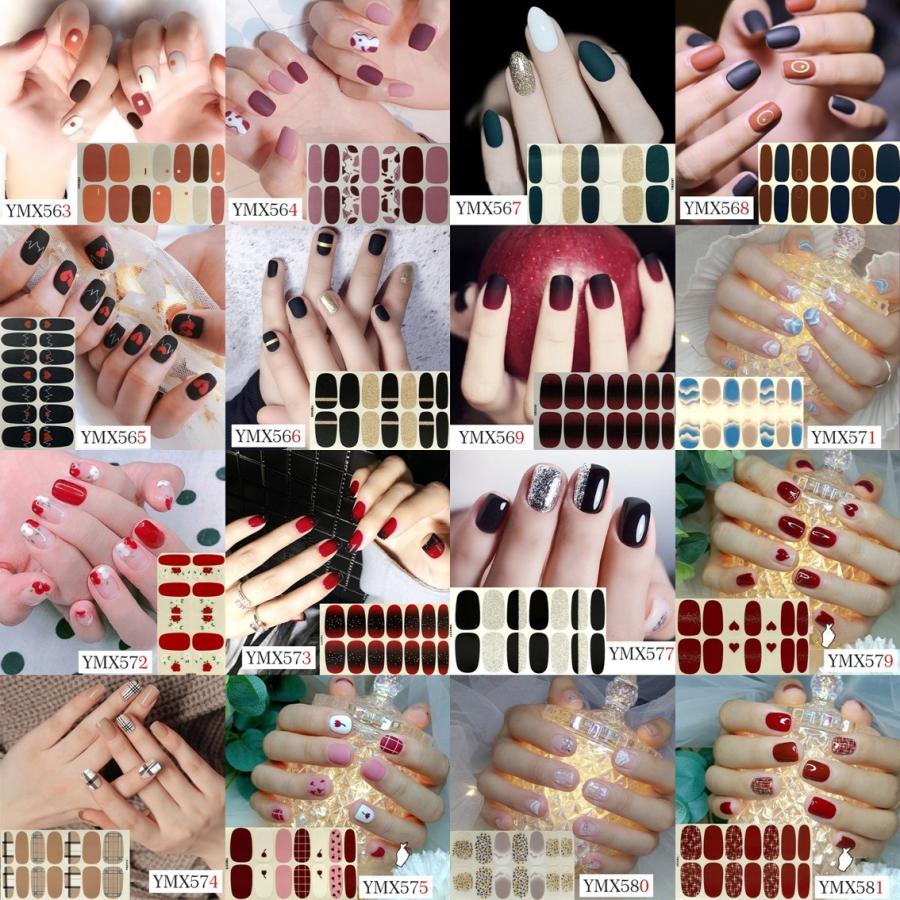 Ymx455 貼るだけ 3d ステッカー ネイルセット ネイルキット ジェルネイル シール ネイルシール カラージェル ネイルステッカー ジェルネイル カラー