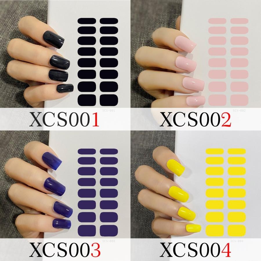 貼るだけ ネイルシール シンプルタイプ ネイルラップシール ネイル