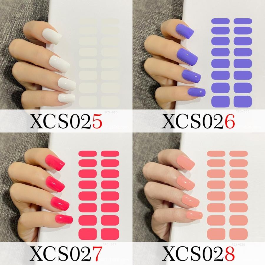 貼るだけ ネイルシール シンプルタイプ ネイルラップシール ネイル