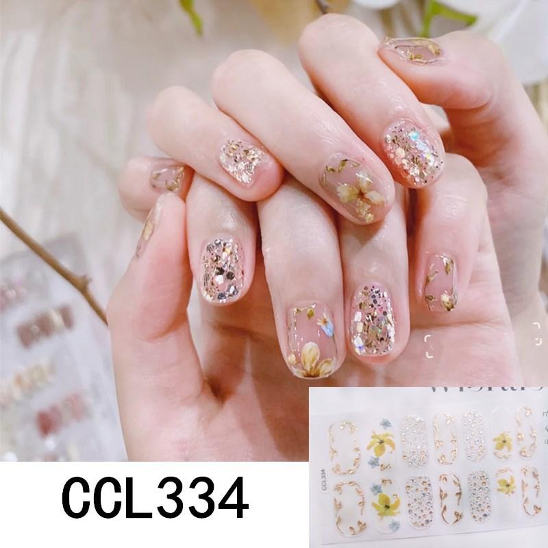 貼るだけ 簡単 ネイルシール 花柄 ジェルネイル ジェルネイルシール シール ネイルチップ ロゴ フラワー｜nail-city｜08