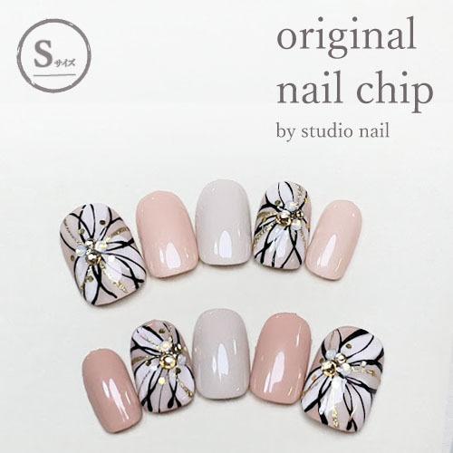 即納 メール便送料無料 ジェルネイルチップ ローズピンク ベージュ フラワーデザイン 10枚入り ラウンドs E スタジオネイル 通販 Yahoo ショッピング