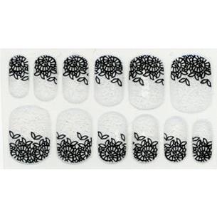 日本製 ネイルシール ジェルシール パッケージなし 黒フラワーレース Lサイズ Jel Pnc 306 スタジオネイル 通販 Yahoo ショッピング