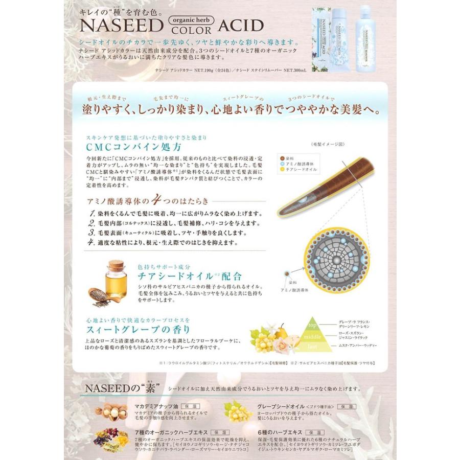 Napla ナプラ ナシード アシッドカラー クリア ヘアマニキュア Napla Naseed Acid 26 スタジオネイル 通販 Yahoo ショッピング