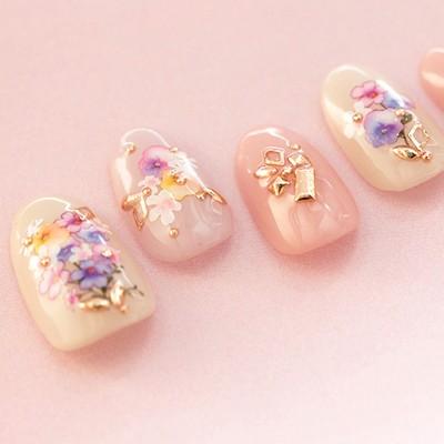 シャレドワ ネイルパーツ アレンジアソート100個入り ピンクゴールド Shareydva O スタジオネイル 通販 Yahoo ショッピング