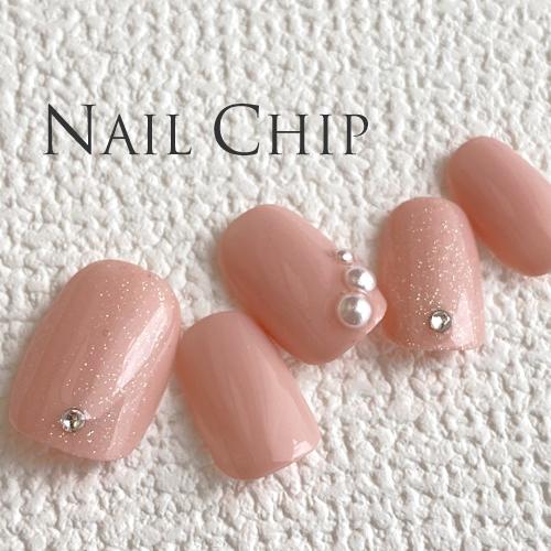 ネイルチップ ちびつけ爪 ベビーピンク オーロララメ パール スワロ O スタジオネイル 通販 Yahoo ショッピング