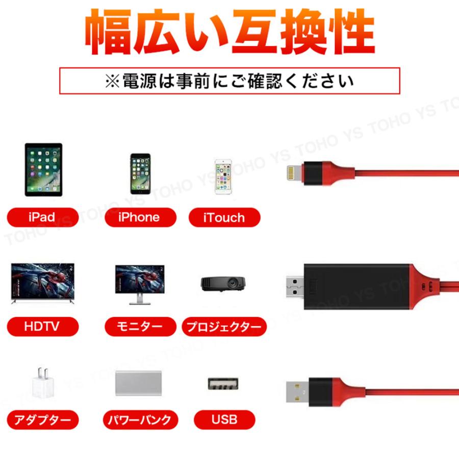 Hdmi 変換ケーブル Iphone ミラーリング ライトニング Lightning ケーブル Usb 有線 スマホ Ipad Ios Tv モニター 映像 出力 176 クリスタルショップ 通販 Yahoo ショッピング