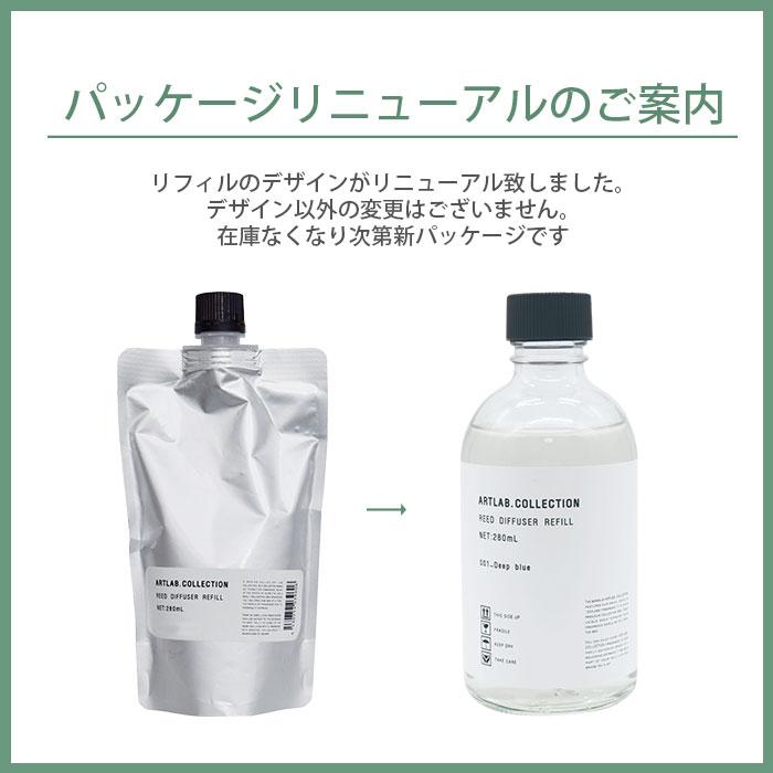 ARTLAB.COLLECTION リードディフューザー レフィル 280mL 詰替え用