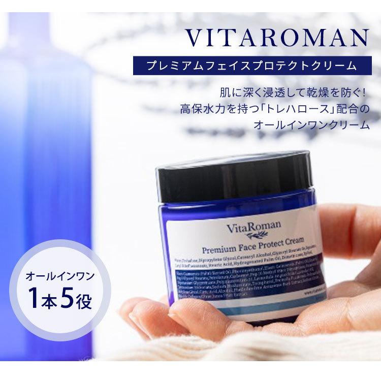 ビタロマン プレミアムフェイスプロテクトクリーム 58g オールインワン