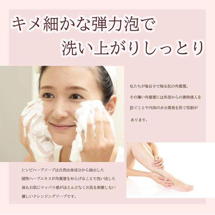 3個セット シンビハーブソープ 85g Shinbee Herb Soap ハーブ石鹸 洗顔