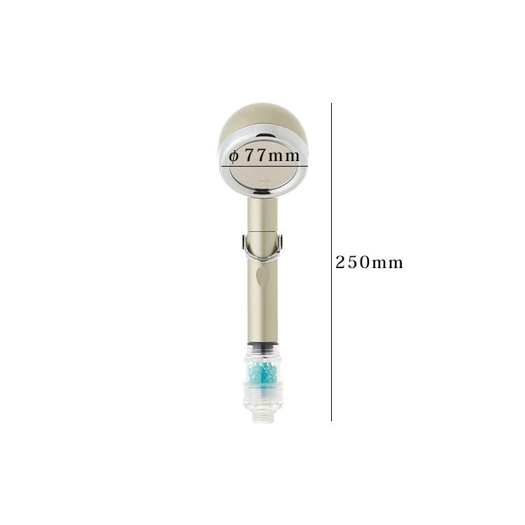 あまねジュエリー 節水 マイナスイオン 洗浄力 シャワーヘッド プレミアム(SIB) 海外× : NailCollection - 通販 ...
