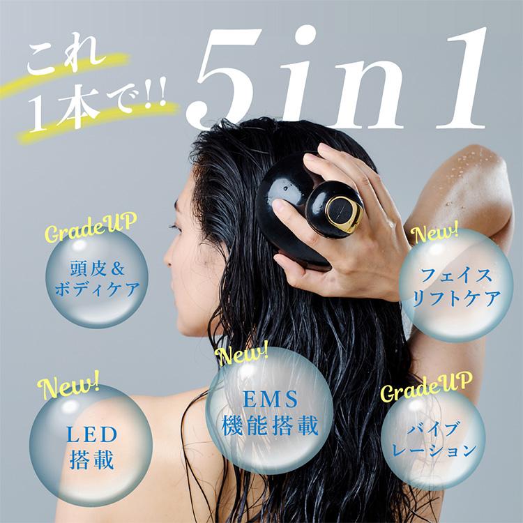 2WAVE WAVE スカルプ ヘッドスパ EMS 頭皮ブラシ EMS Scalp Head SPA【SIB】 海外&times;
