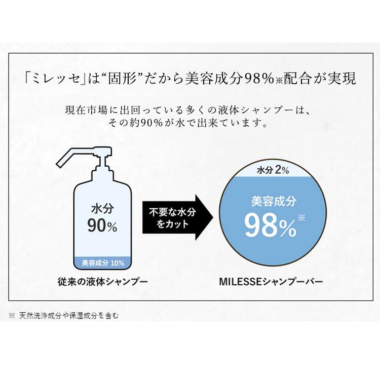 MILESSE ミレッセ オーガニックシャンプー＆トリートメントバーセット