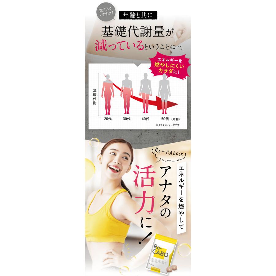 Re-CABO リカボ 30粒 サプリ サプリメント ダイエット サポート