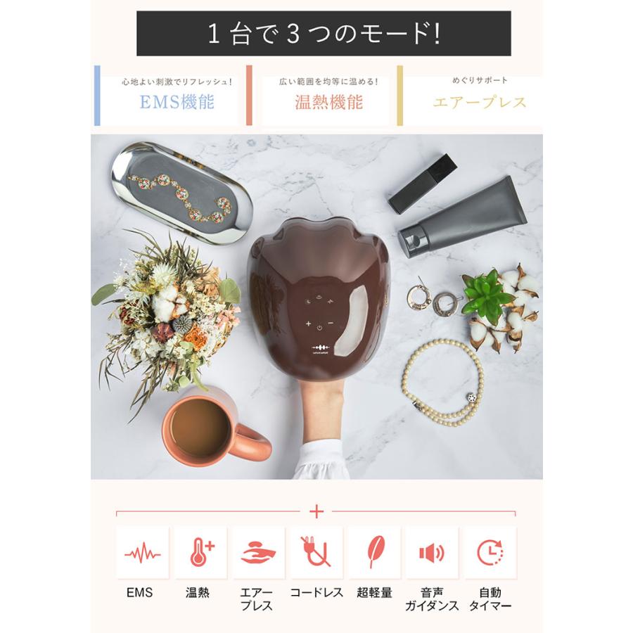 WAVEWAVE EMS Hand Esthe WH41-02 ハンドケア 手 指先 温め 刺激 温熱 リフレッシュ ウェーブウェーブ ハンド ...