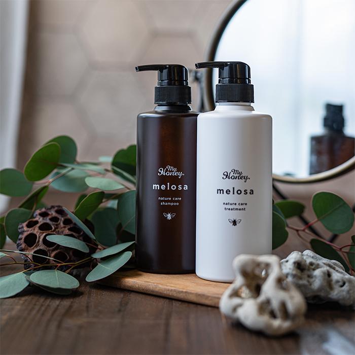 2点セット MYHONEY メロサ ネイチャーケア シャンプー トリートメント