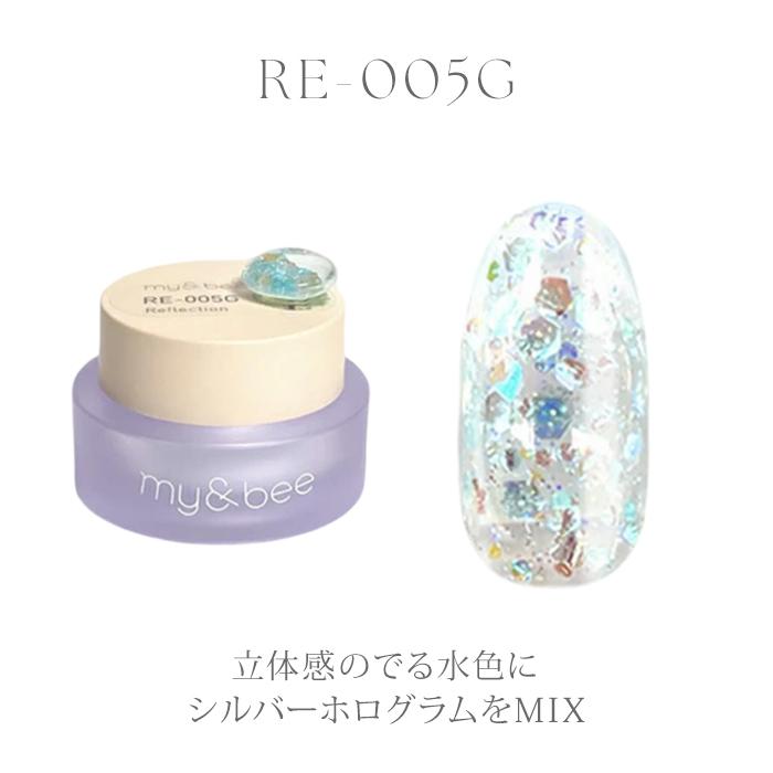 2個セット マイビー my＆bee カラージェル リフレクション 4g ジェル