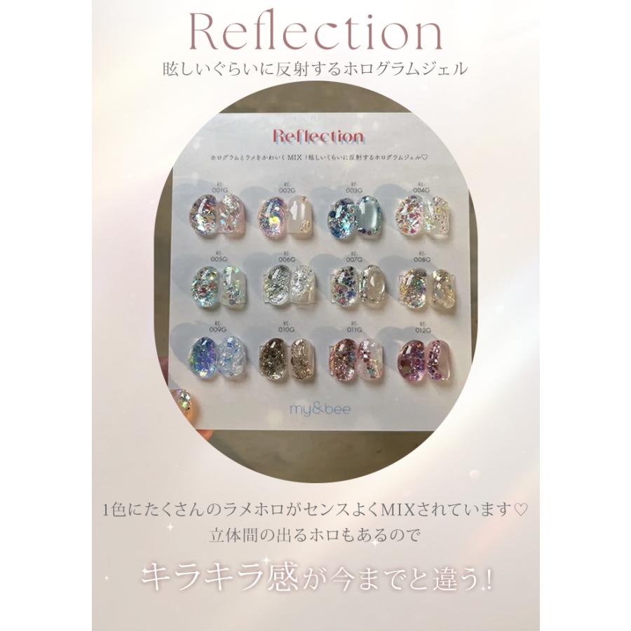 my&bee マイビー リフレクション セット my&bee マイビー カラージェル リフレクションセット 2.5g 12色セット