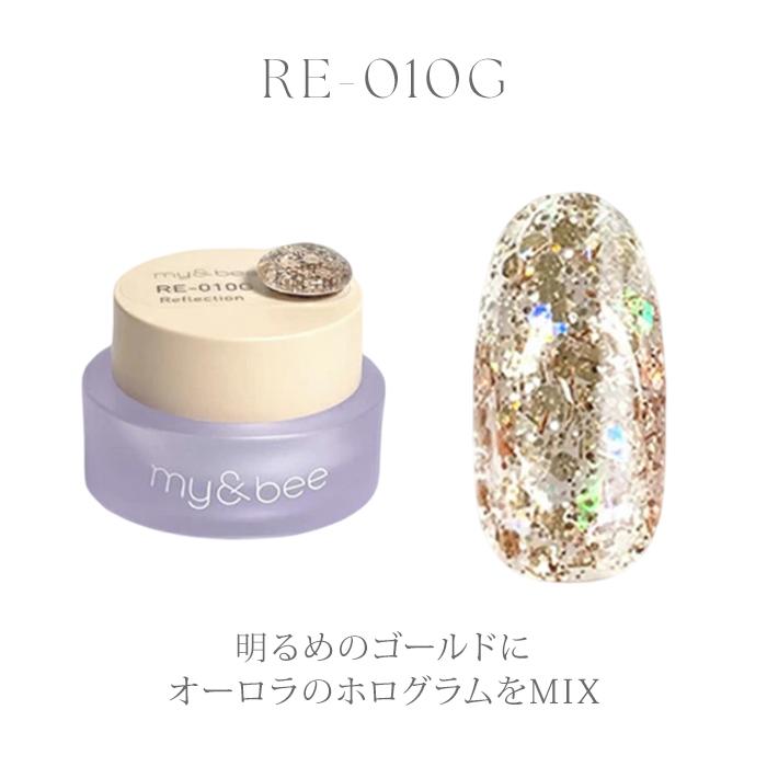 3個セット マイビー my＆bee カラージェル リフレクション 4g ジェル