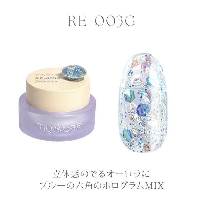 3個セット マイビー my＆bee カラージェル リフレクション 4g ジェル