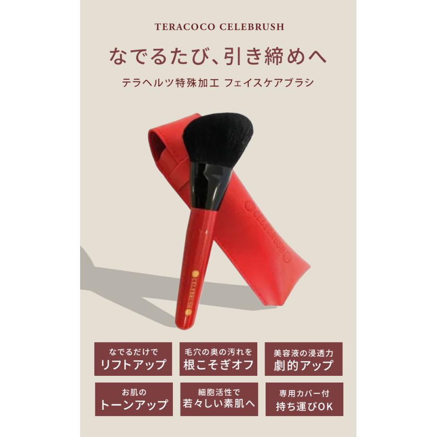 テラココセレブラシ TERACOCO CELEBRUSH テラヘルツブラシ メイク