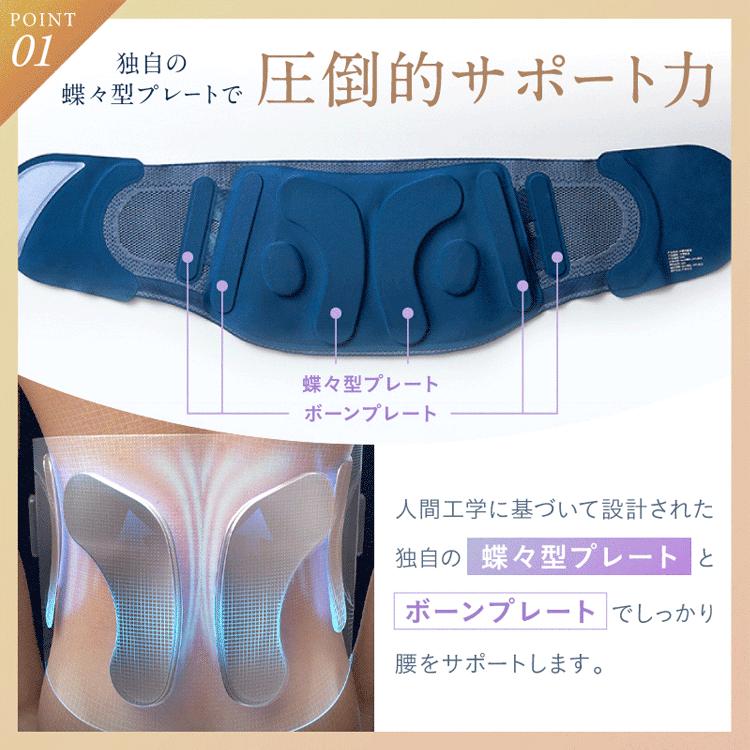 選べる特典 腰サポーター ベルト NIPLUX WAISTURELAX 腰ケア ウエスタ