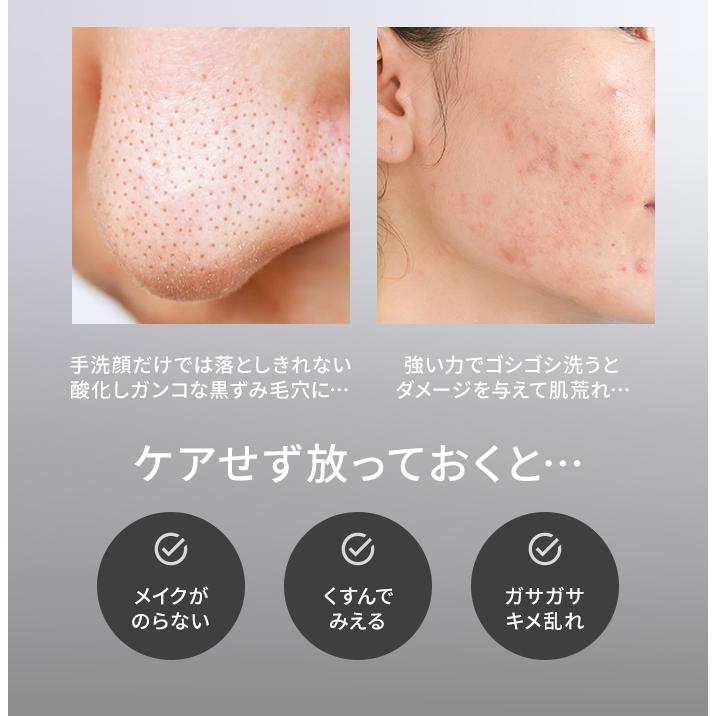 SALONIA サロニア イオンフェイシャルブラシ 電動洗顔ブラシ 洗顔 毛穴