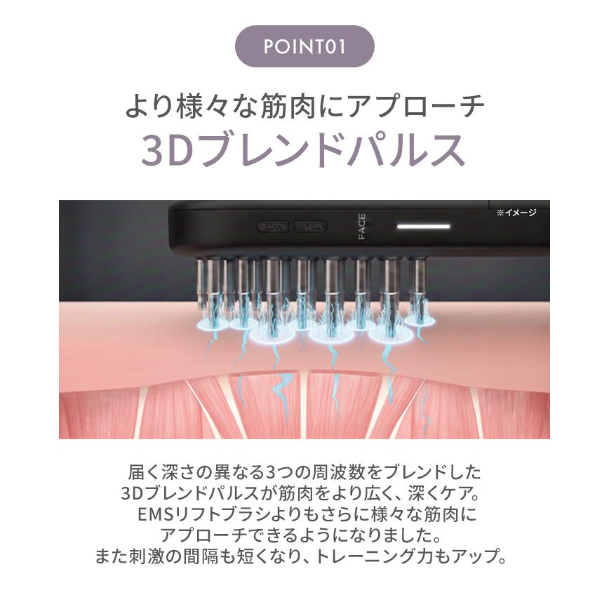 SALONIA サロニア EMS リフトブラシ 3Dケア 美顔器 ems リフトアップ