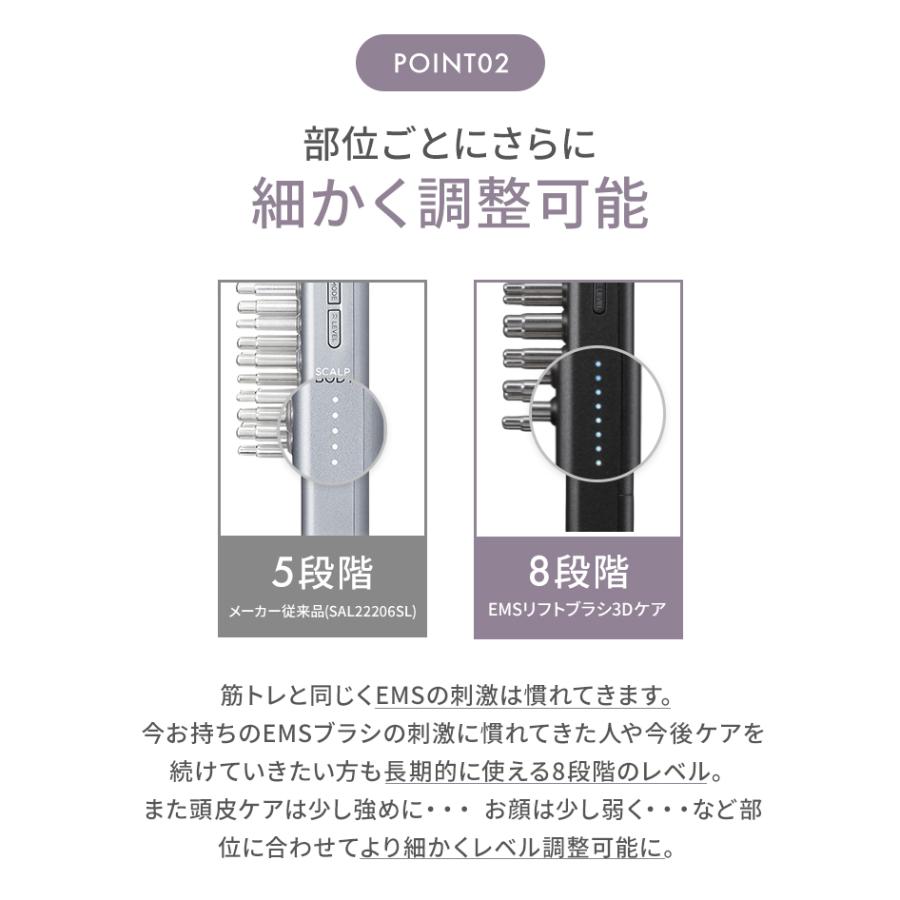 SALONIA サロニア EMS リフトブラシ 3Dケア 美顔器 ems リフトアップ