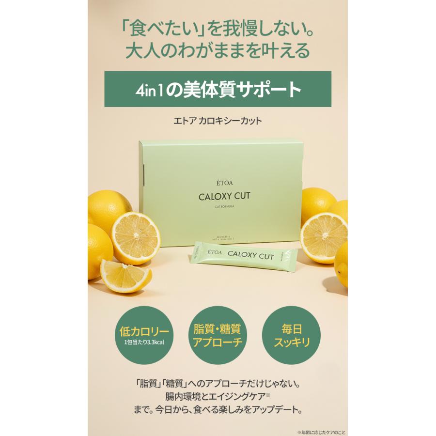 2個セット カロキシーカット ダイエット サプリメント 脂質吸着 腸活