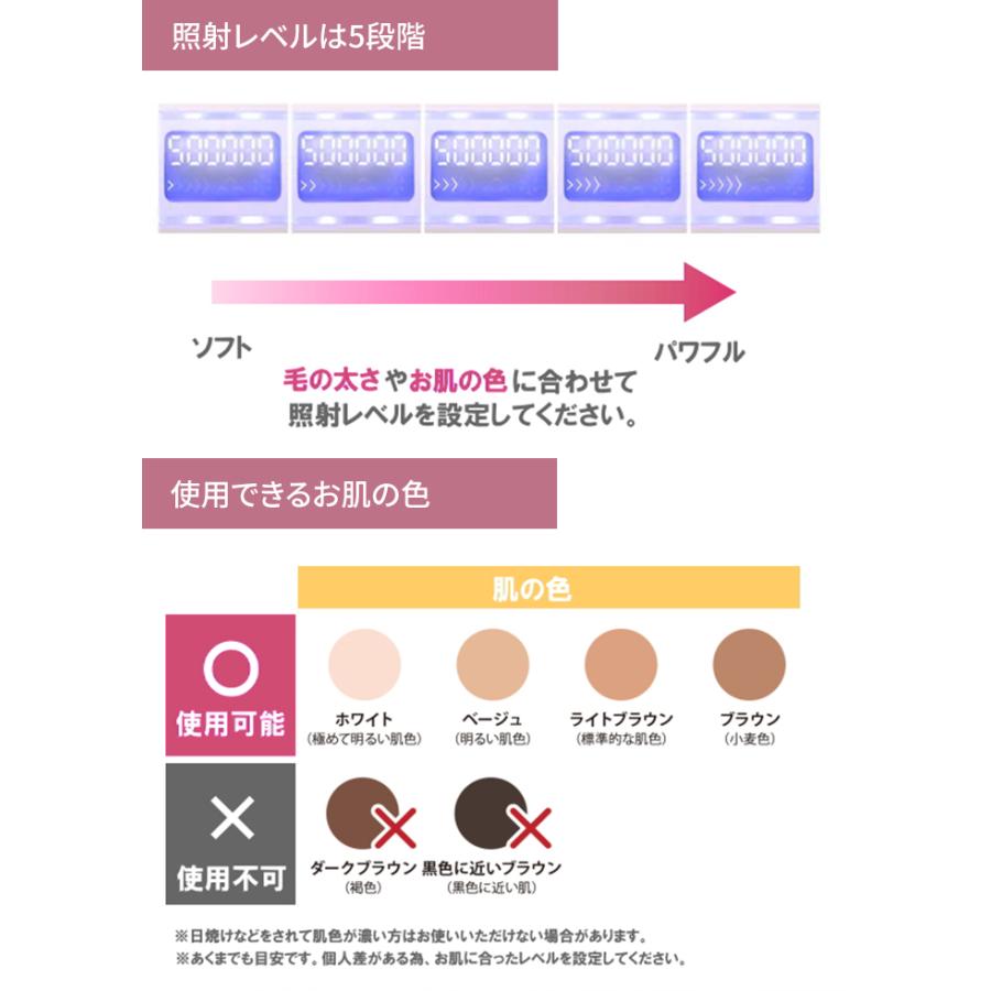 Aderans 脱毛器 ホワイト デジタル表示 脱毛器 ホワイト デジタル表示付き - メルカリ