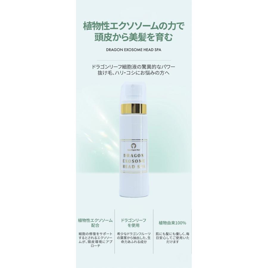 植物性エクソソーム ドラゴンエクソソームヘッドスパ 頭皮 ヘアケア
