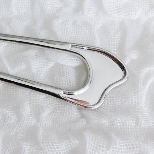 グルーデコ土台 デコ土台 U字型 へアフォーク かんざし 13 シルバー