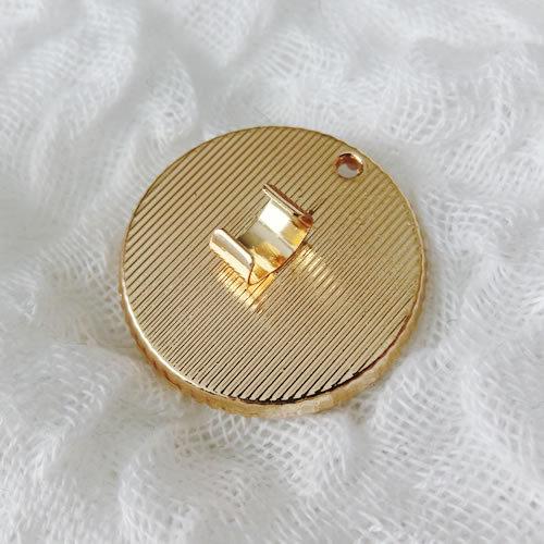 グルーデコ土台 デコ土台 へアゴム07 スマイル ニコちゃん 27mm