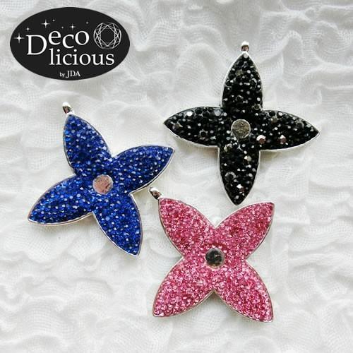 グルーデコ土台 デコ土台 シルバーペンダントトップ・ヘッド22 両面