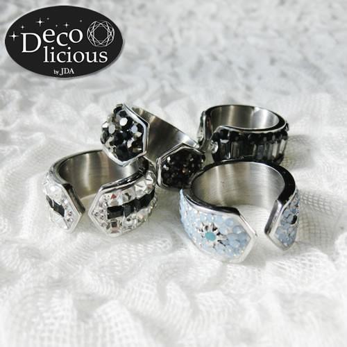 グルーデコ土台 ステンレスリング42 指輪 フリー デザインリング