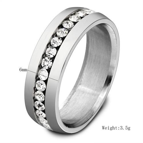 グルーデコ土台 ステンレスリング 68 幅広 エタニティリング 指輪