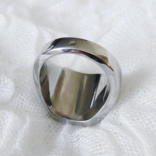 グルーデコ土台 スクエアリング80 シルバー/ゴールド/ブラック 指輪