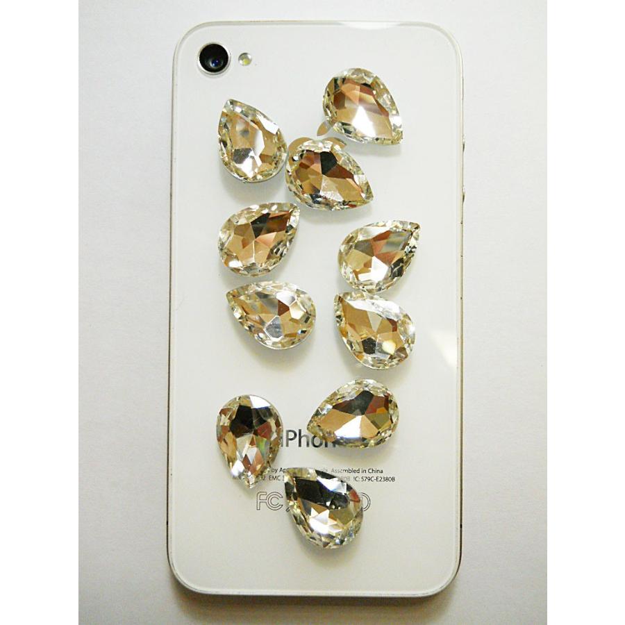 高級ガラスファンシーストーン ビジューラインストーン05 クリスタル