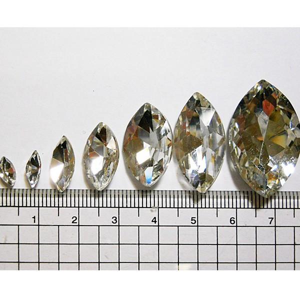 高級ガラスファンシーストーン ビジューラインストーン32 クリスタル