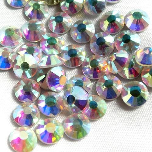 グロス売り】クリスタルAB 高級ガラスストーン ss3,ss4,ss5,ss6,ss8