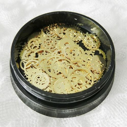 歯車 時計 スチームパンク 機械パーツ 工場 ゴールド メタルパーツ 大 ネイルアート Uvレジン 封入パーツ メール便ok M 144 Nailicious ネイリシャス 通販 Yahoo ショッピング