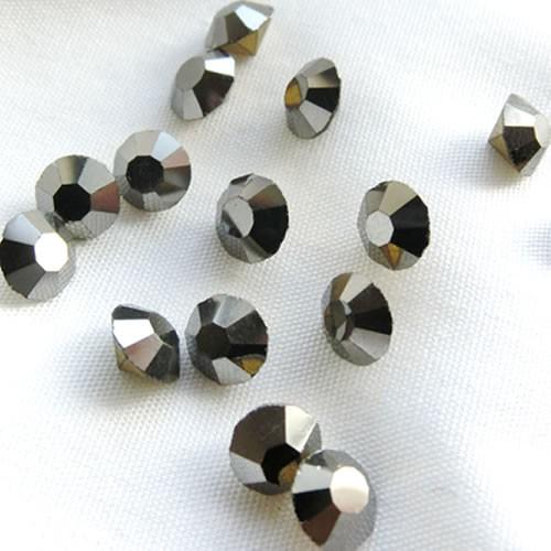 チャトン ジェットヘマタイト ss4,ss6,ss8,ss10,ss12,ss16,ss20,ss24