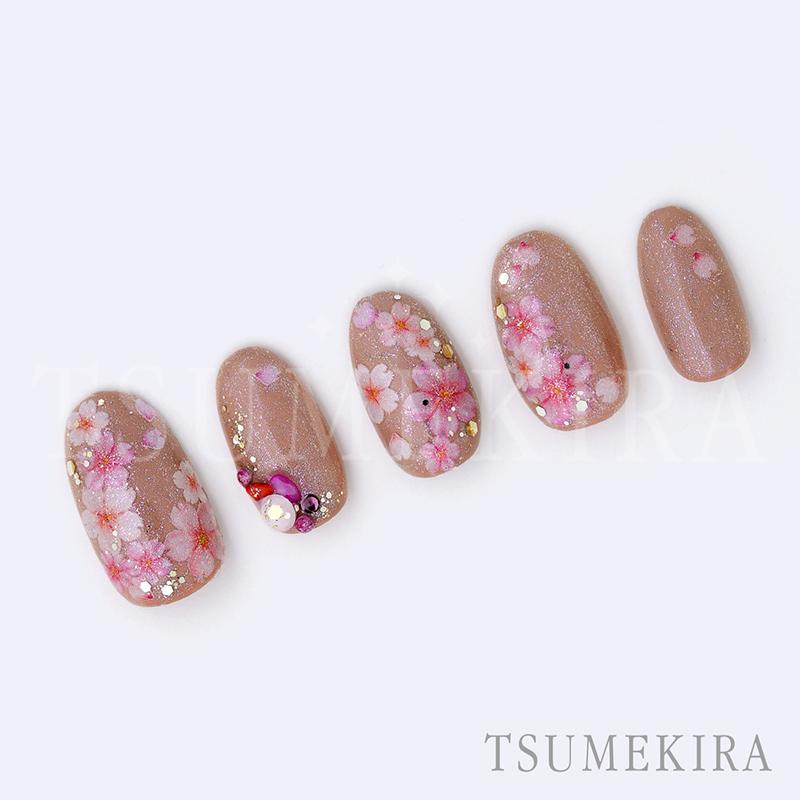 【在庫処分】（ネコポス○）TSUMEKIRA（ツメキラ）ネイルシール さくら 9／NN-SKR-901｜nailkoubou｜06