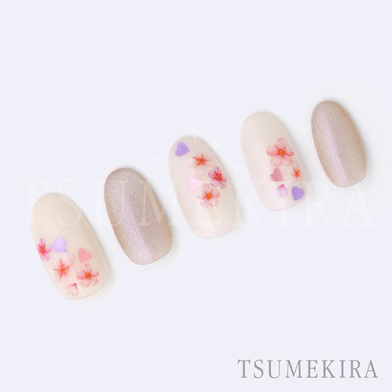 【在庫処分】（ネコポス○）TSUMEKIRA（ツメキラ）ネイルシール さくら 9／NN-SKR-901｜nailkoubou｜08