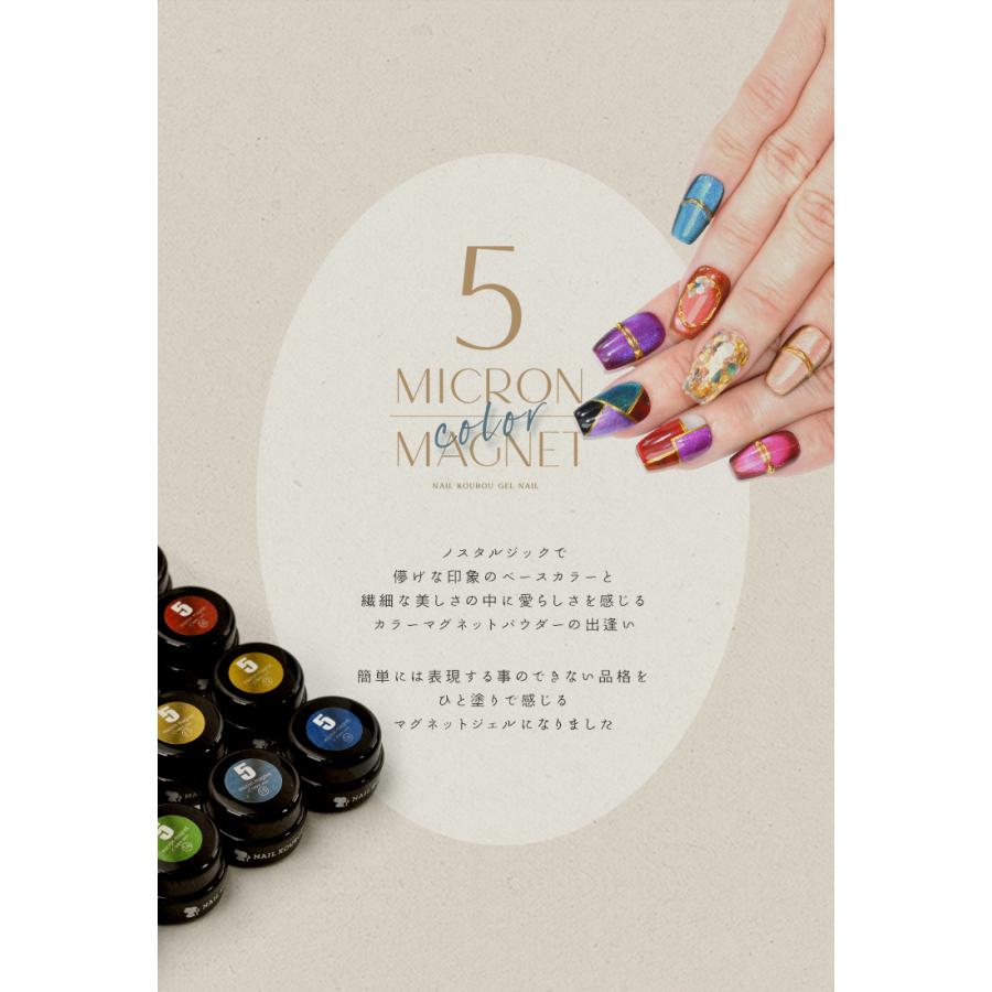 コンテナ16色セット 5ミクロン 超微粒カラーマグネットバウダー