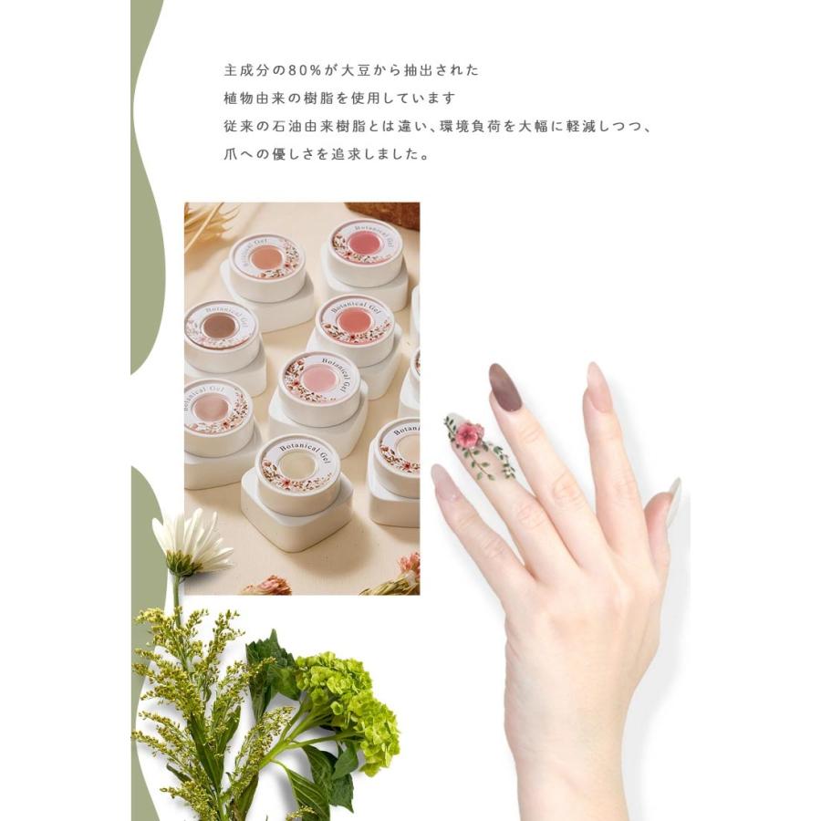 ボタニカルジェル カラージェル ジェルネイル 環境と人に優しい新感覚
